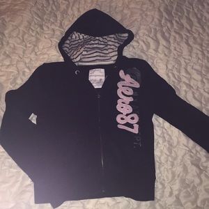 Women's black hoodie AEROPOSTALE
